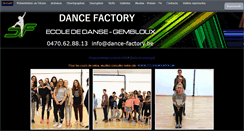Desktop Screenshot of dance-factory.be
