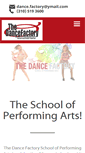 Mobile Screenshot of dance-factory.net